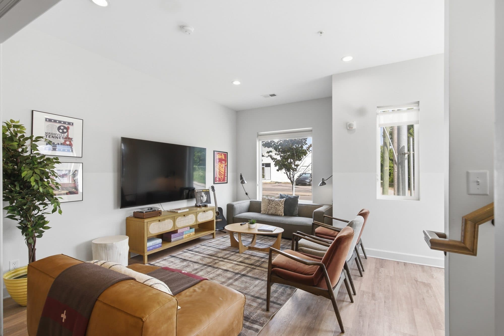 Living room in a Conway four-bedroom suite