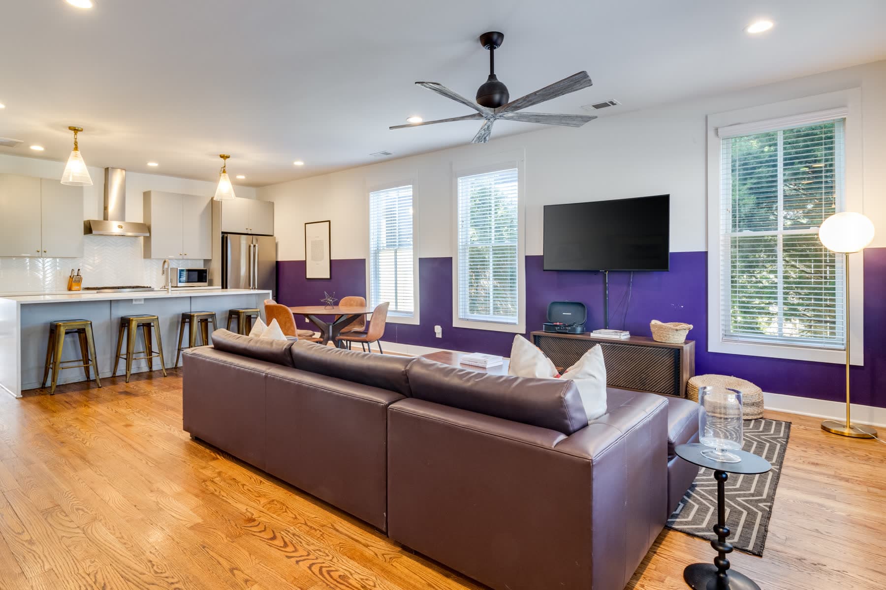 Living space in a Monroe house