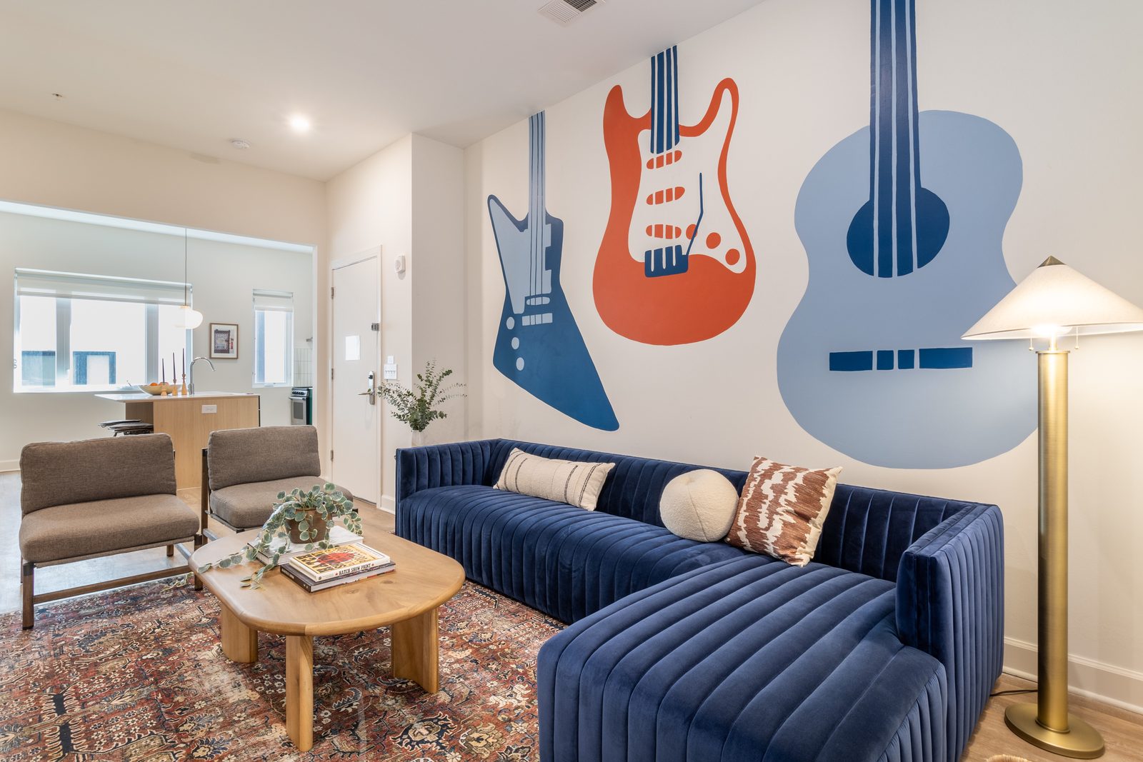 Guitar mural